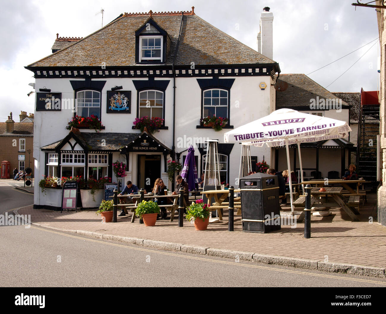 The Kings Arms pub, Marazion, Cornwall, UK Stock Photo