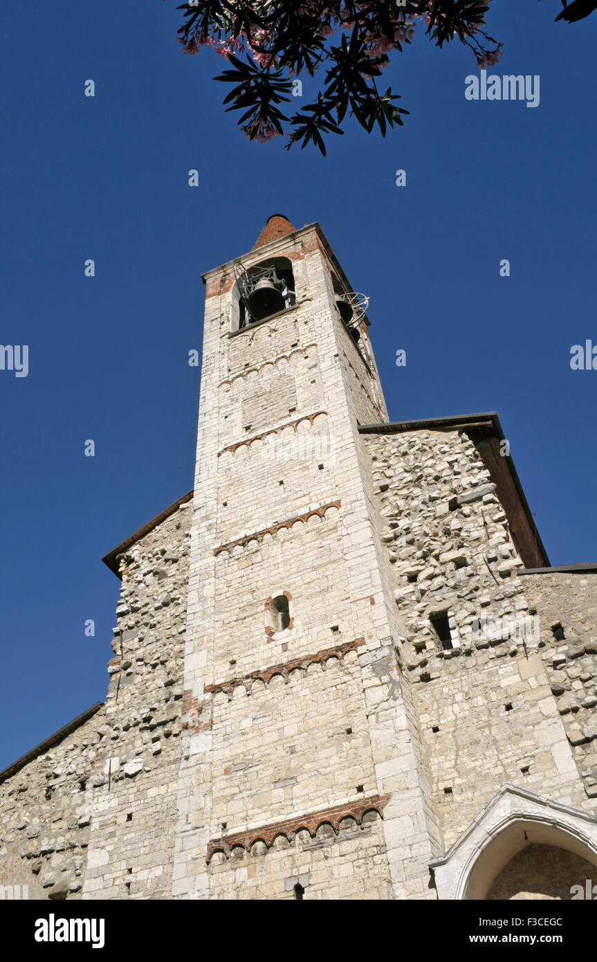 Pieve di S. Andrea church Iseo Lombardy Italy Stock Photo