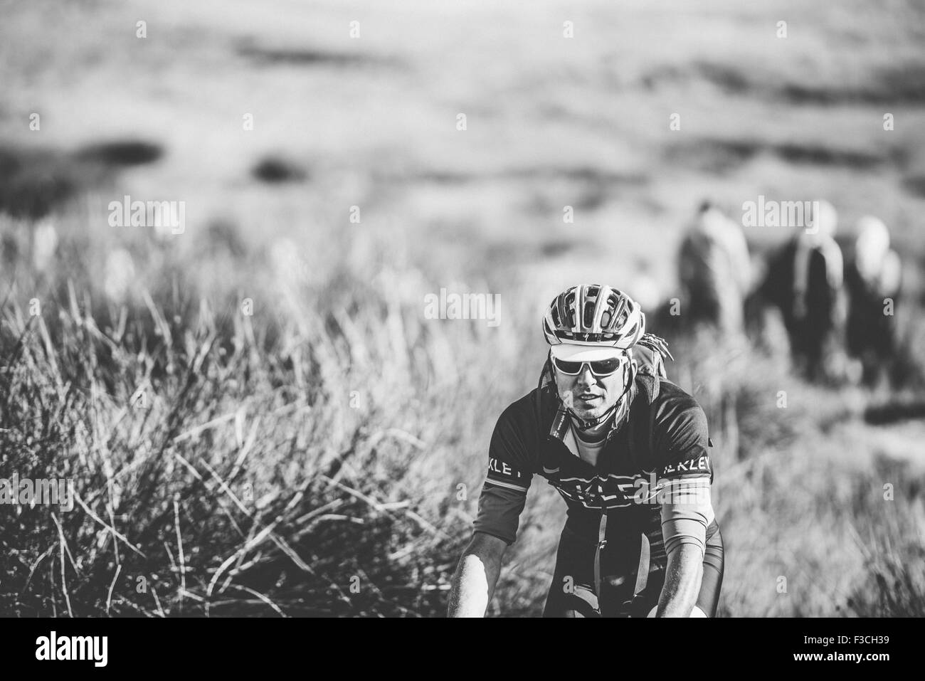 2015 - 3 Peaks Cyclocross Race - Yorkshire - Ingleborough, Whernside and Pen-y-ghent - Winner Paul Oldham - Jules Toone Stock Photo