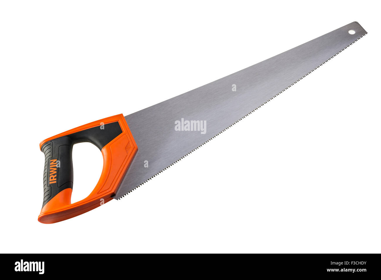 Modern hand wood saw Stock Photo Alamy
