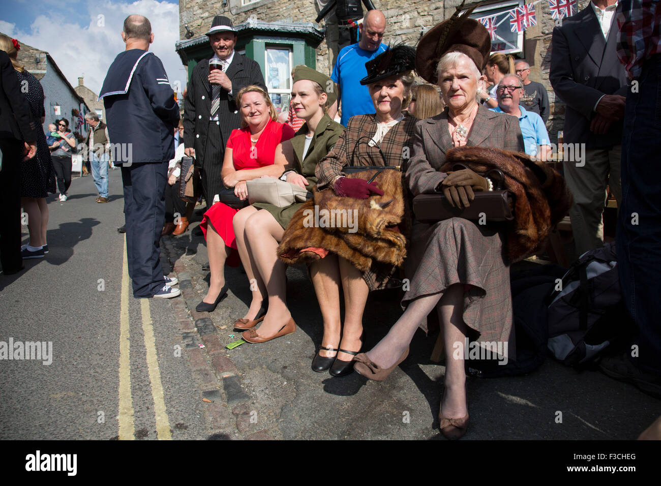 Grassington 1940s Weekend event held annually in the village