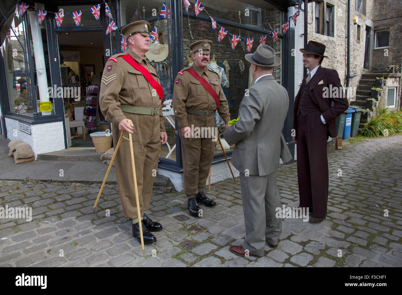 Grassington 1940s Weekend event held annually in the village