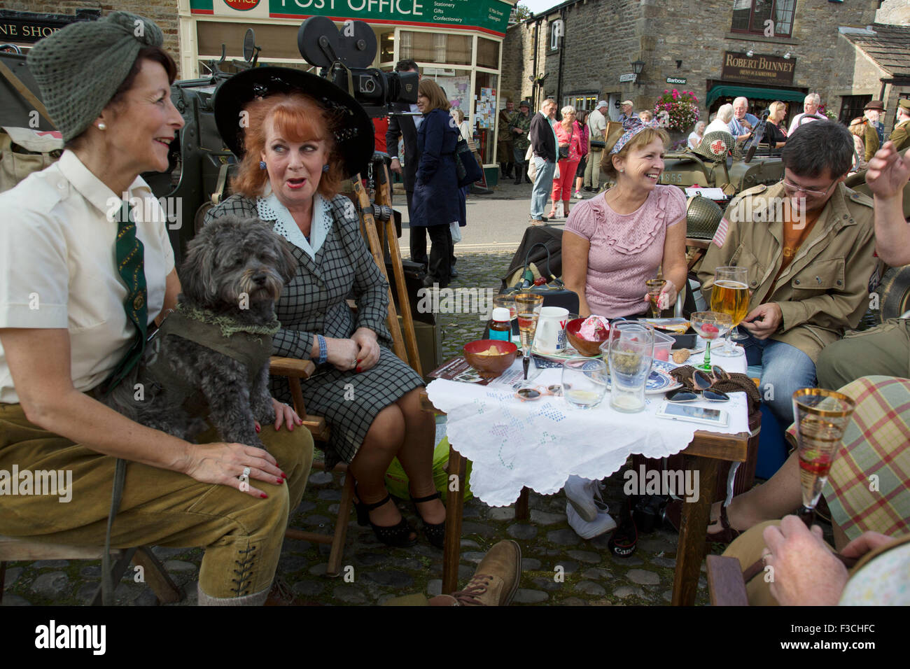 Grassington 1940s Weekend event held annually in the village