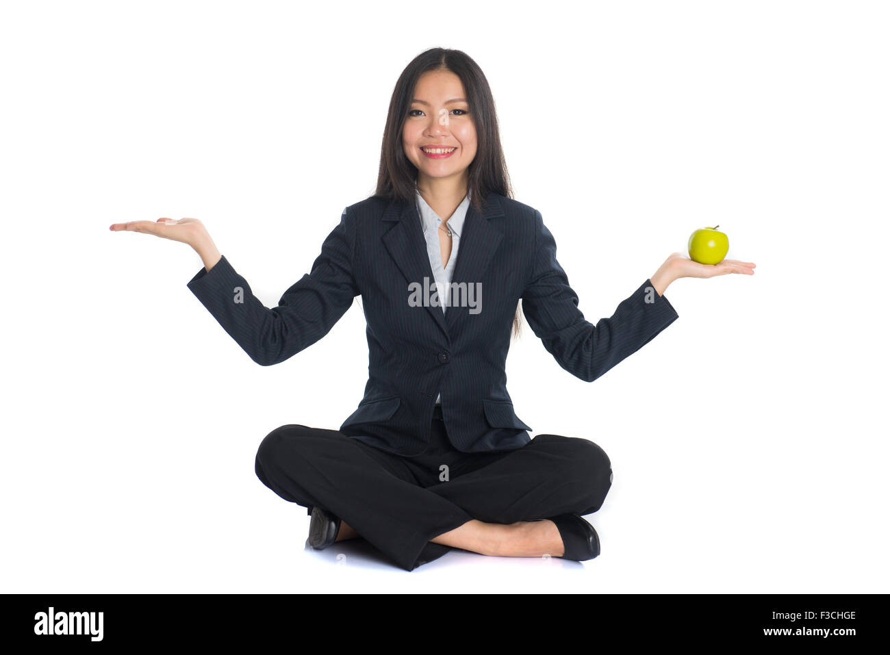 asian woman work life and health balance Stock Photo - Alamy