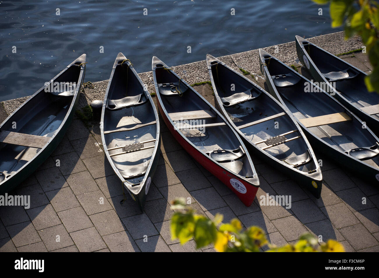 Canoe's on Exeter's Historic Quayside,one of the most attractive areas