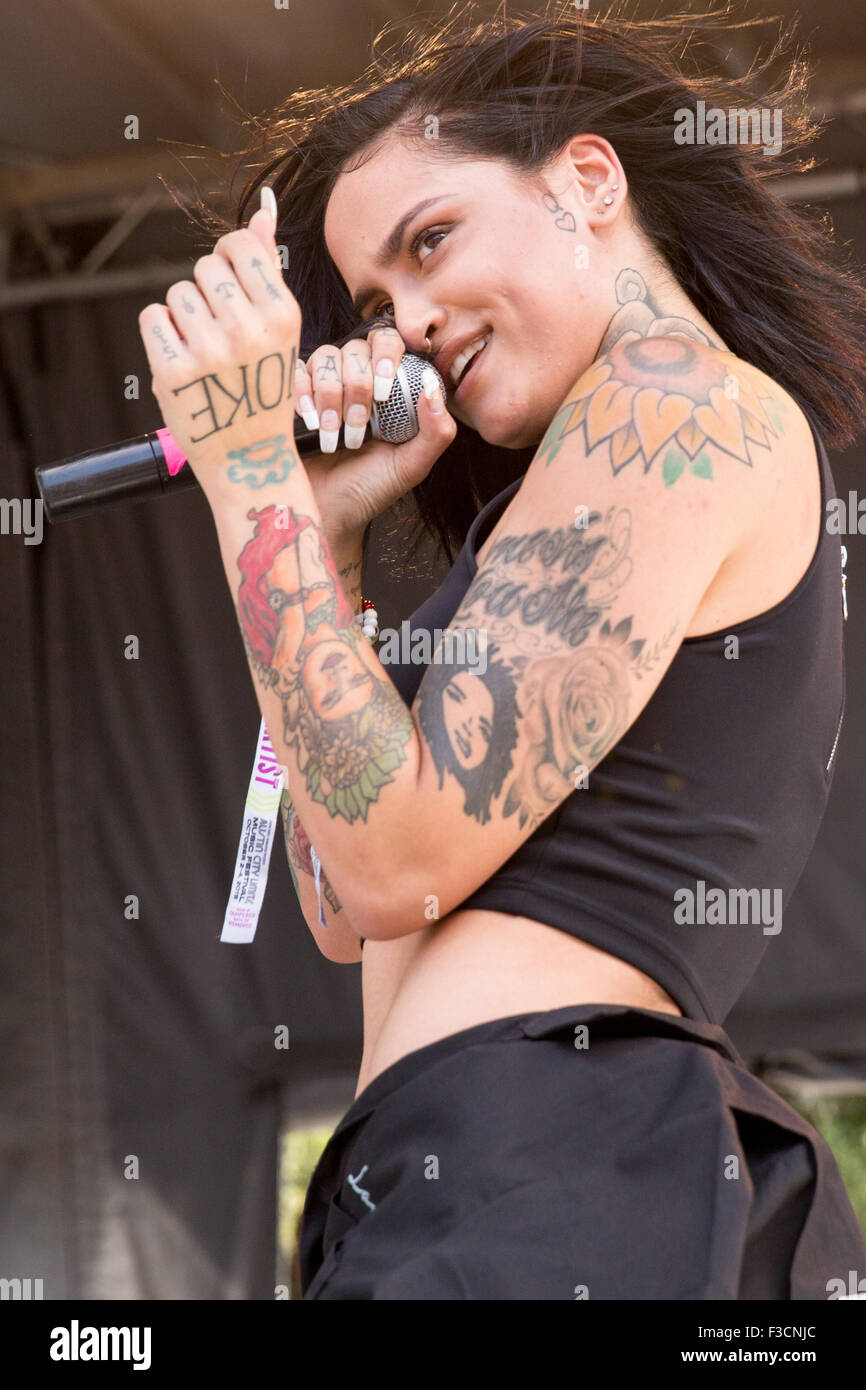 Austin, Texas, USA. 4th Oct, 2015. Singer KEHLANI PARRISH performs live at the Austin City Limits music festival within Zilker Park in Austin, Texas Credit:  Daniel DeSlover/ZUMA Wire/Alamy Live News Stock Photo