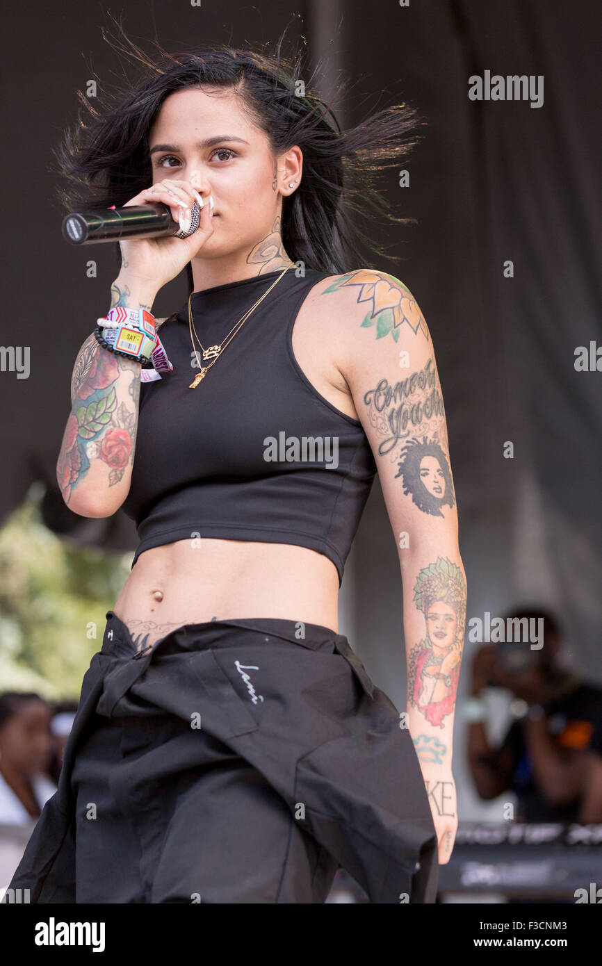Austin, Texas, USA. 4th Oct, 2015. Singer KEHLANI PARRISH performs live at the Austin City Limits music festival within Zilker Park in Austin, Texas Credit:  Daniel DeSlover/ZUMA Wire/Alamy Live News Stock Photo