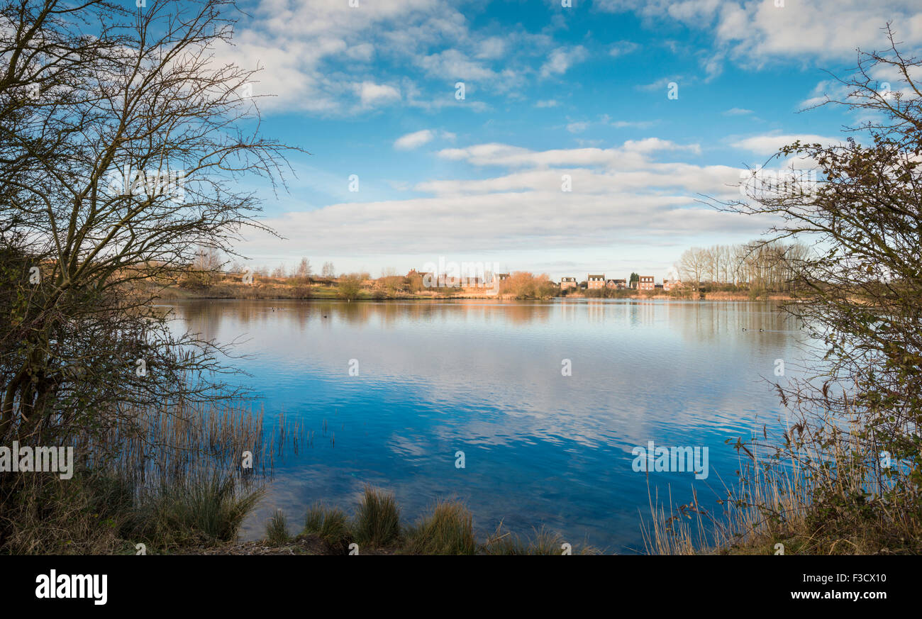 Eye Green Local Nature Reserve, Peterborough, Cambridgeshire, a former