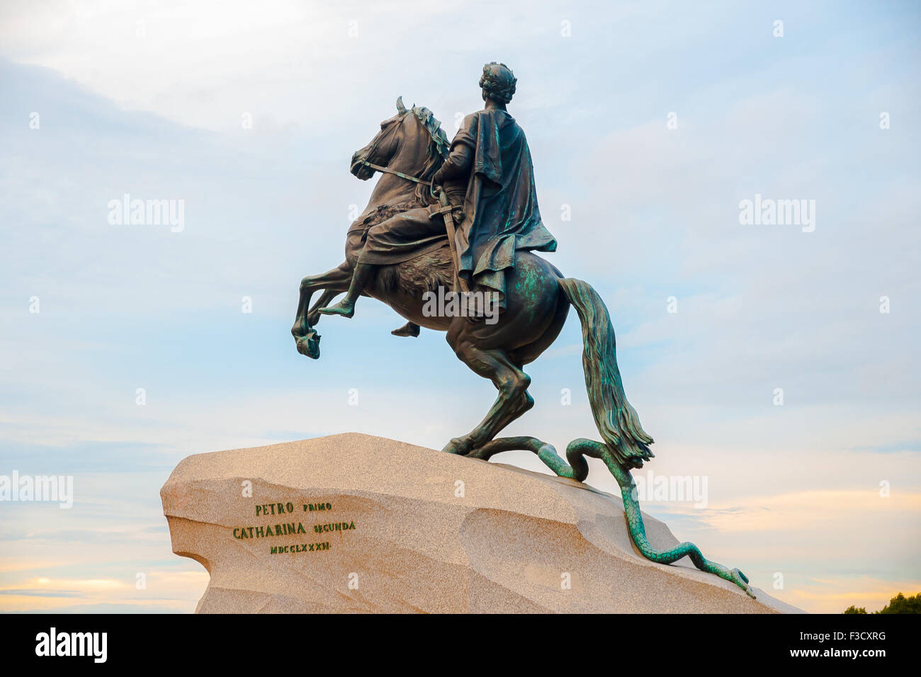 The Bronze Horseman Stock Photo Alamy