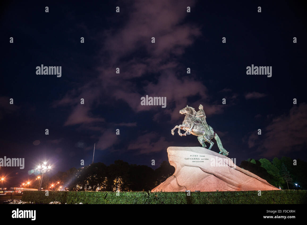 The Bronze Horseman Stock Photo Alamy