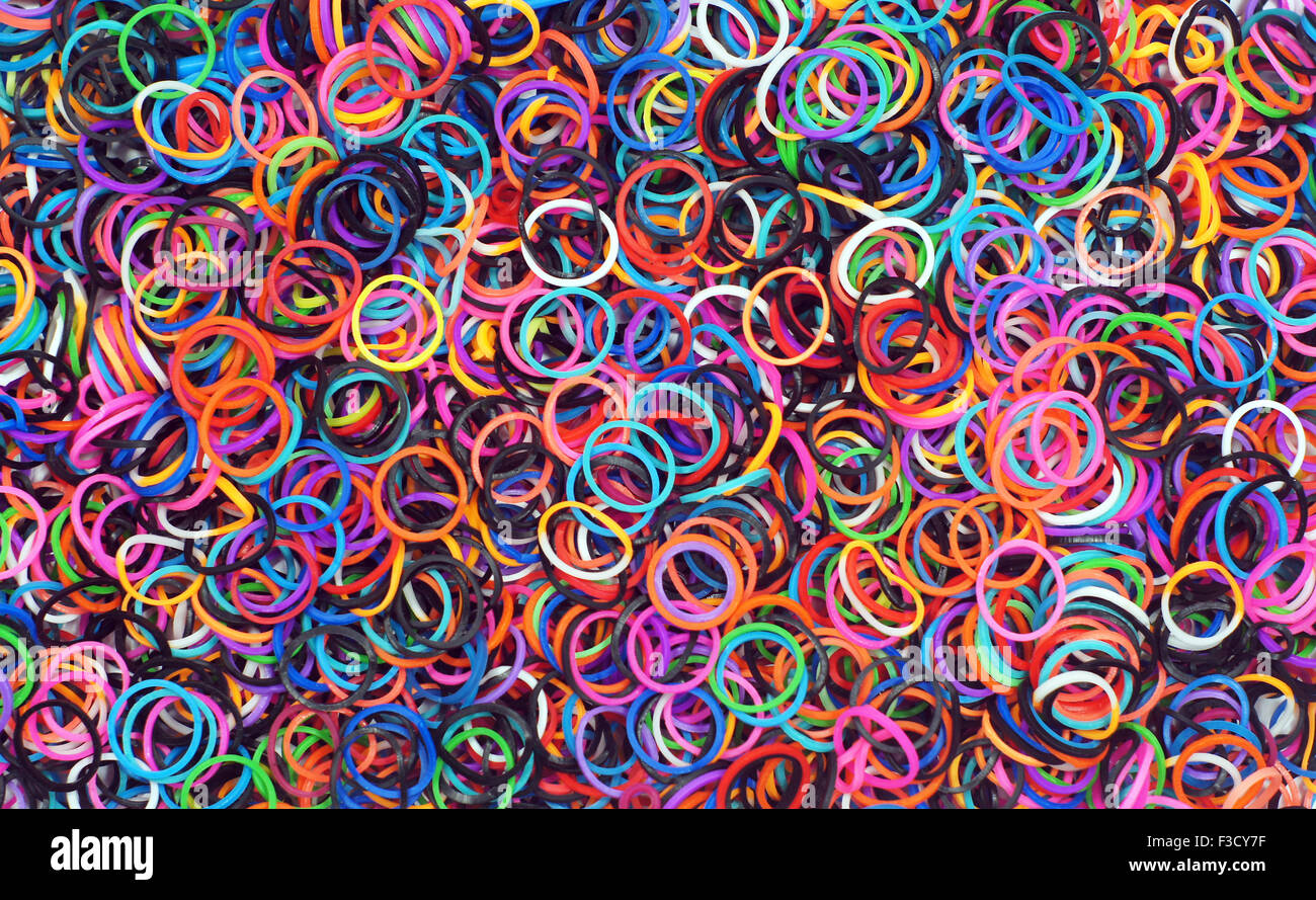 Group of rubber rings Stock Photo Alamy