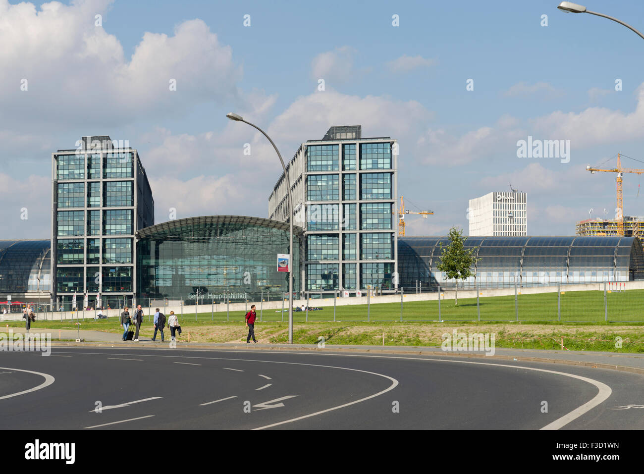 Berlin Hauptbahnhof. Main railway station in Berlin, Germany. Stock Photo