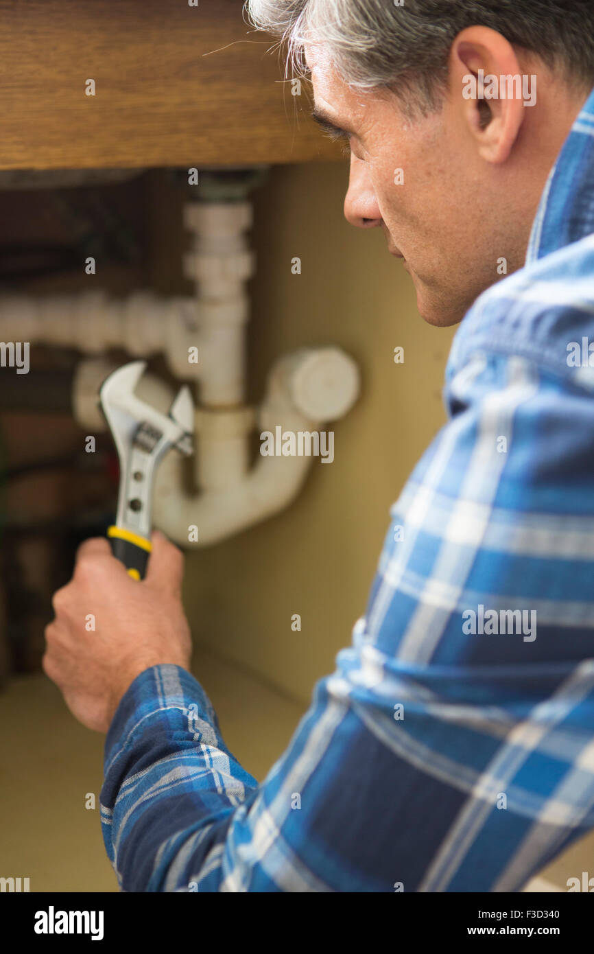 Pipes under sink hires stock photography and images Alamy
