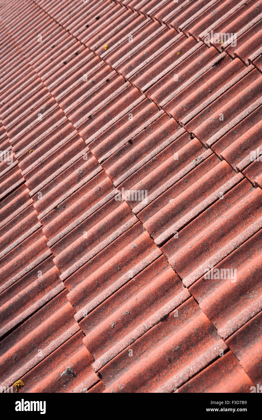 Tiled Roof Stock Photo Alamy