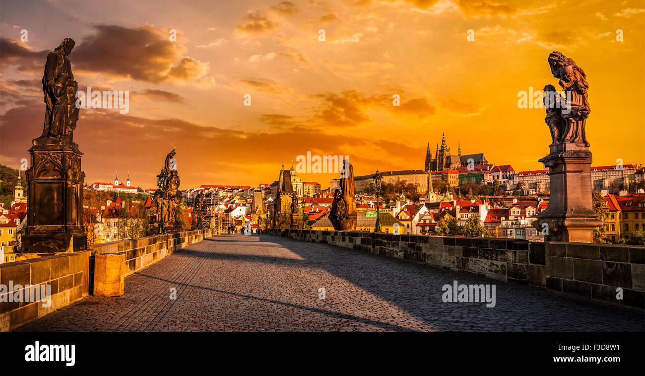 charles-bridge-and-prague-castleon-sunrise-stock-photo-alamy