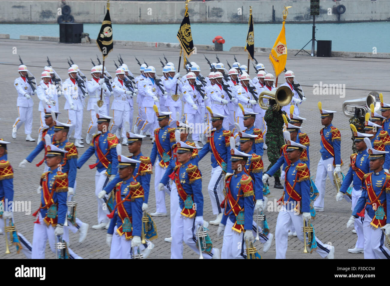 Cilegon Indonesia 05th Oct 2015 Indonesian National Army Soldiers