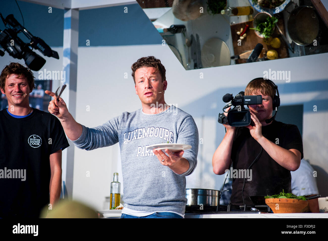 Jamie Oliver and Alex James' Big Feastival, Kingham, Cotswolds,UK Stock Photo