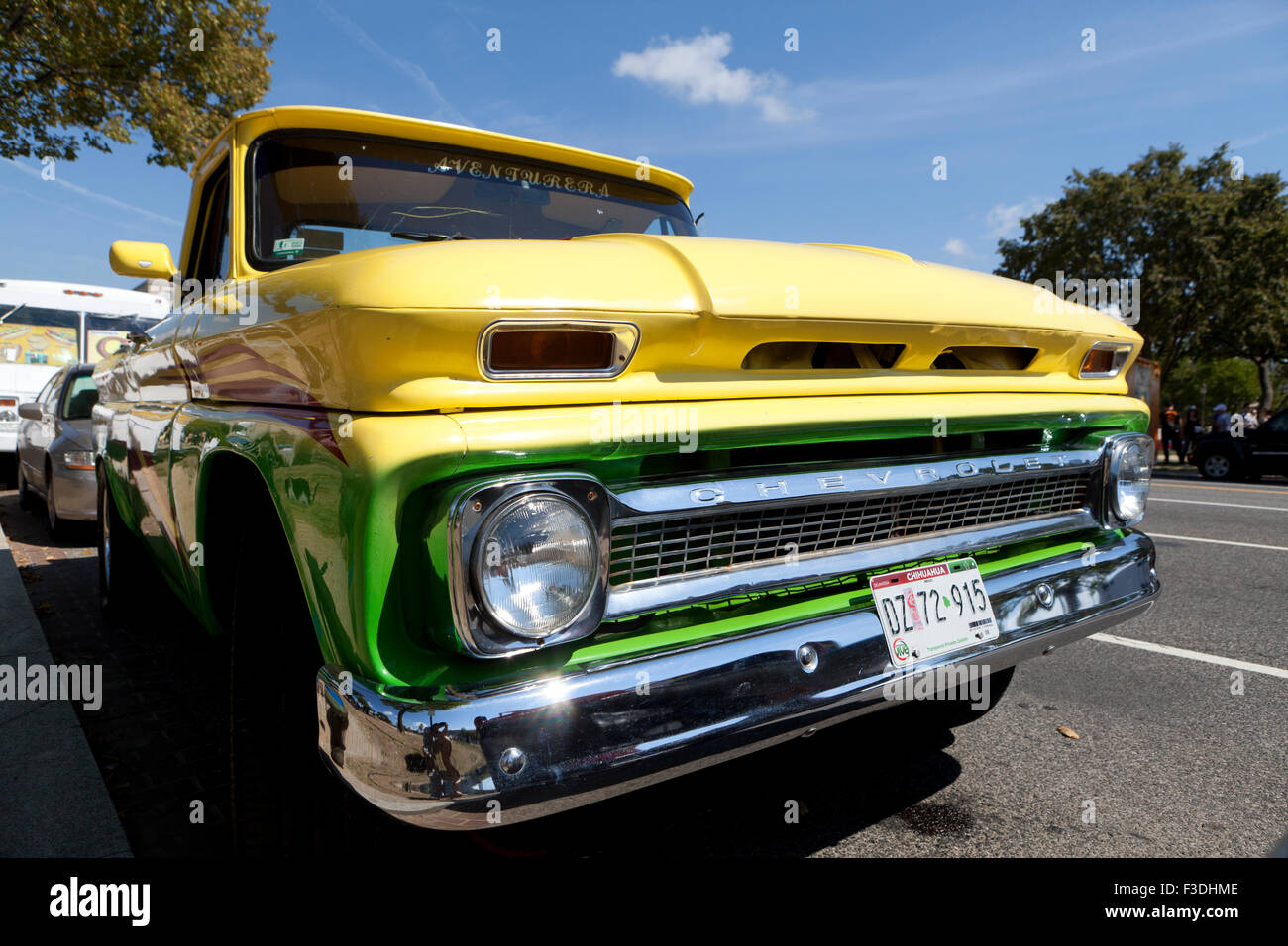 1964 Chevy Pickup truck grille - USA Stock Photo