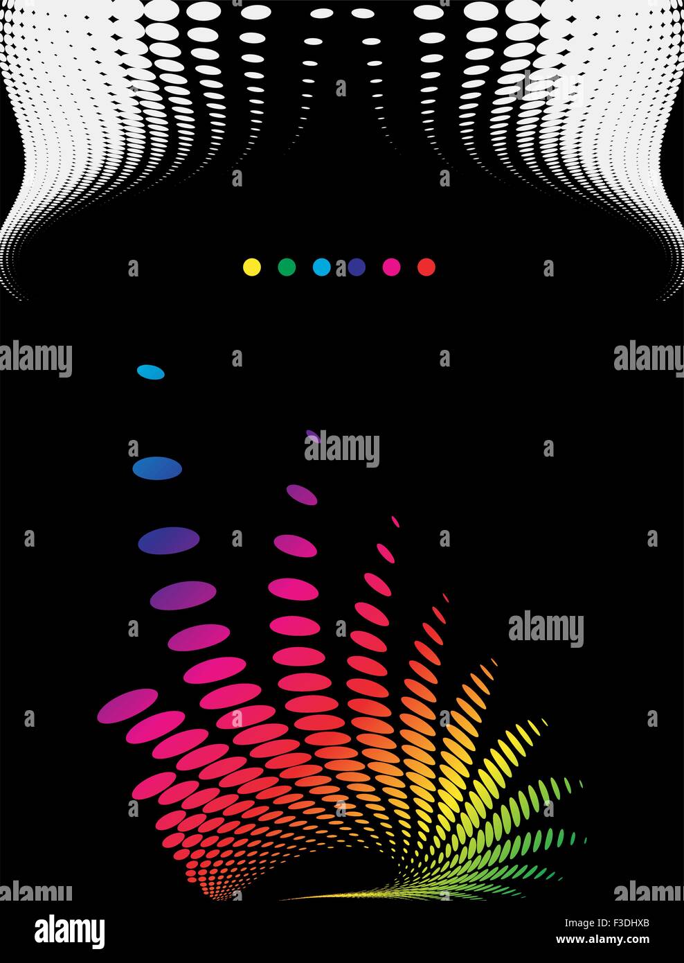 Background Composition, Web Template (Halftone) Vector Art Stock Vector ...