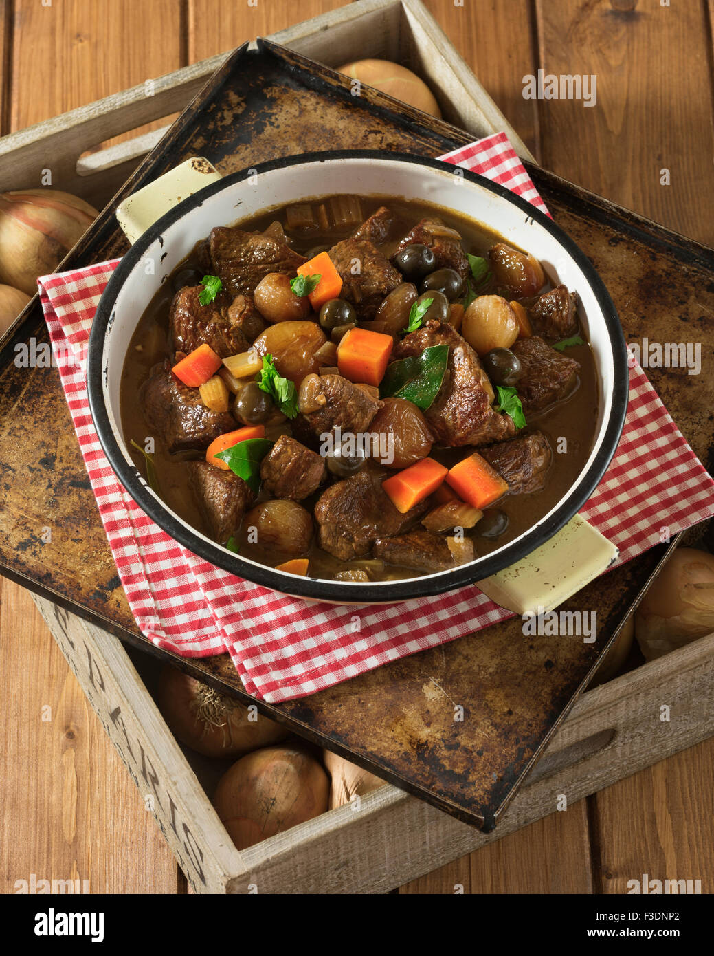Daube de boeuf. French beef stew. France Food Stock Photo Alamy
