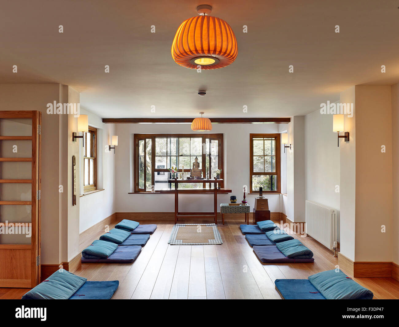 Meditation room. The Zen Centre London United Kingdom. Architect