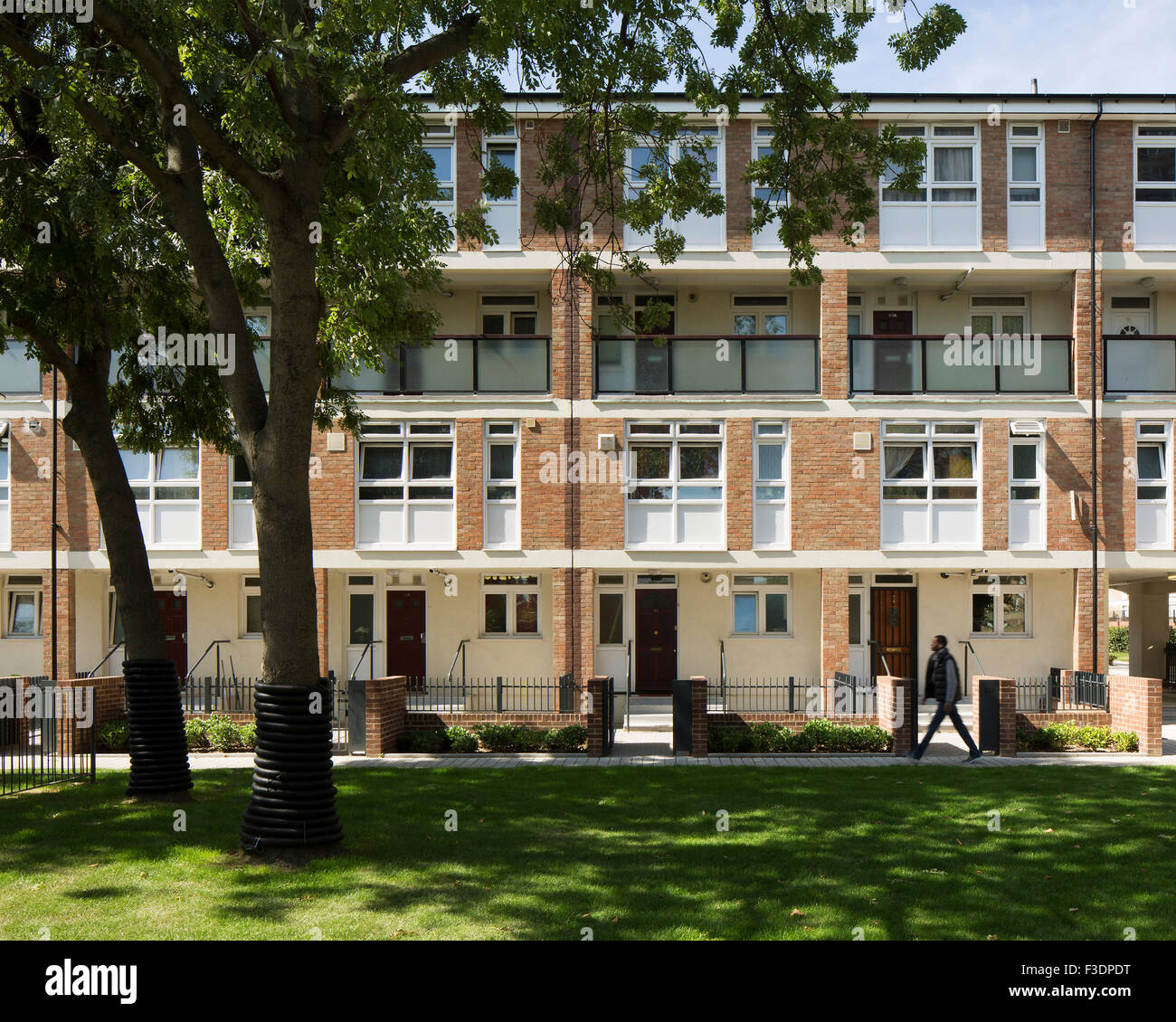 View of landscape architecture on the Brownfield Estate. Brownfield