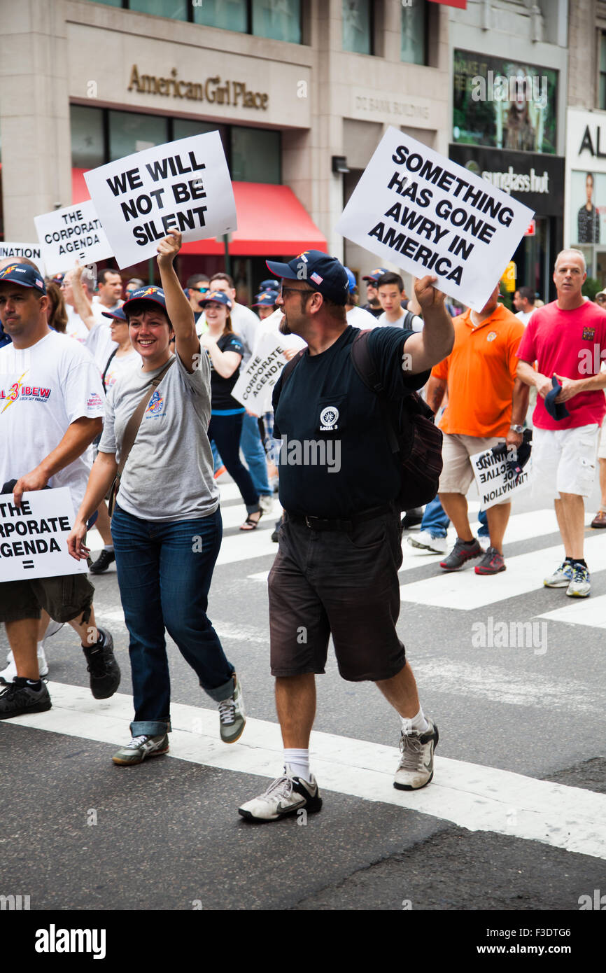 2014 Labor Day Parade in New York City Stock Photo Alamy