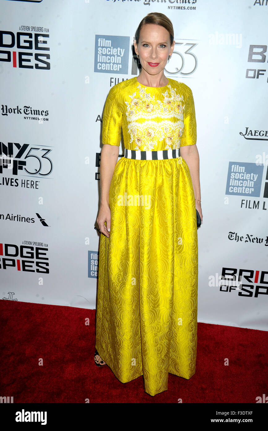 Amy Ryan at the Premiere of 'Bridge of Spies' at the 53rd New York Film Festival. New York, 4th October 2015./picture alliance Stock Photo