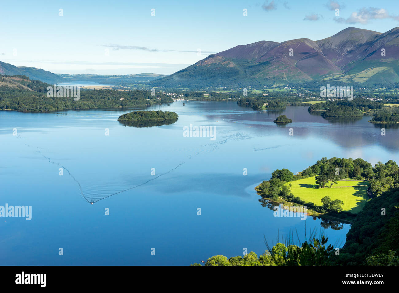 View from Surprise View near Derwentwater Stock Photo