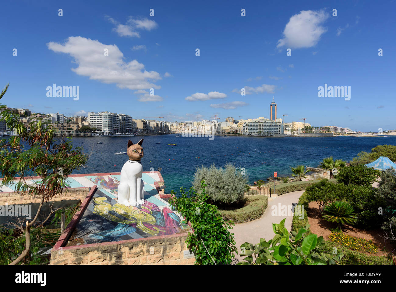 Independence Garden Sliema Stock Photo Alamy
