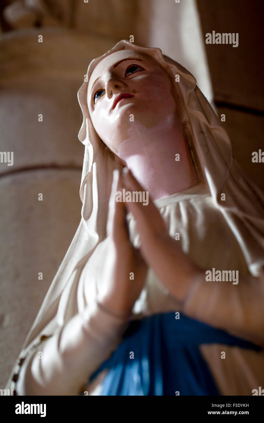Statue of Virgin Mary Stock Photo