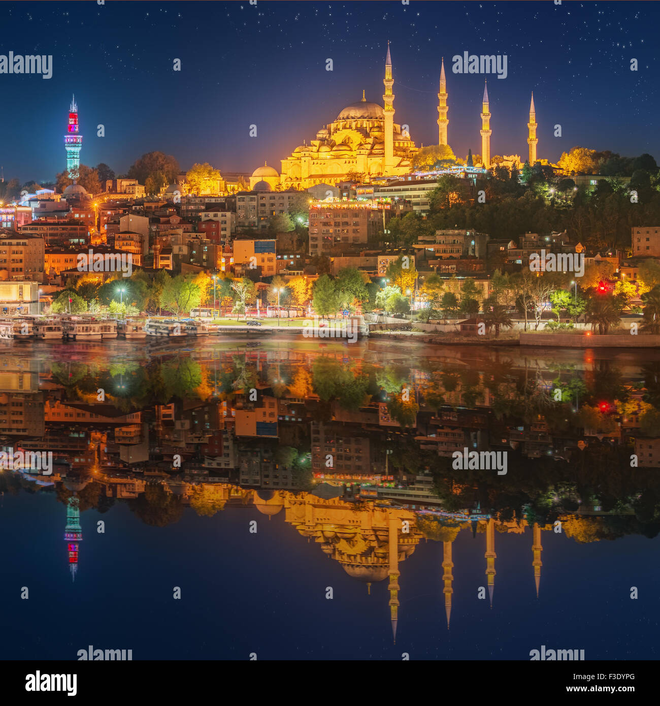 Hagia Sophia in Istanbul, Turkey early at the night Stock Photo - Alamy