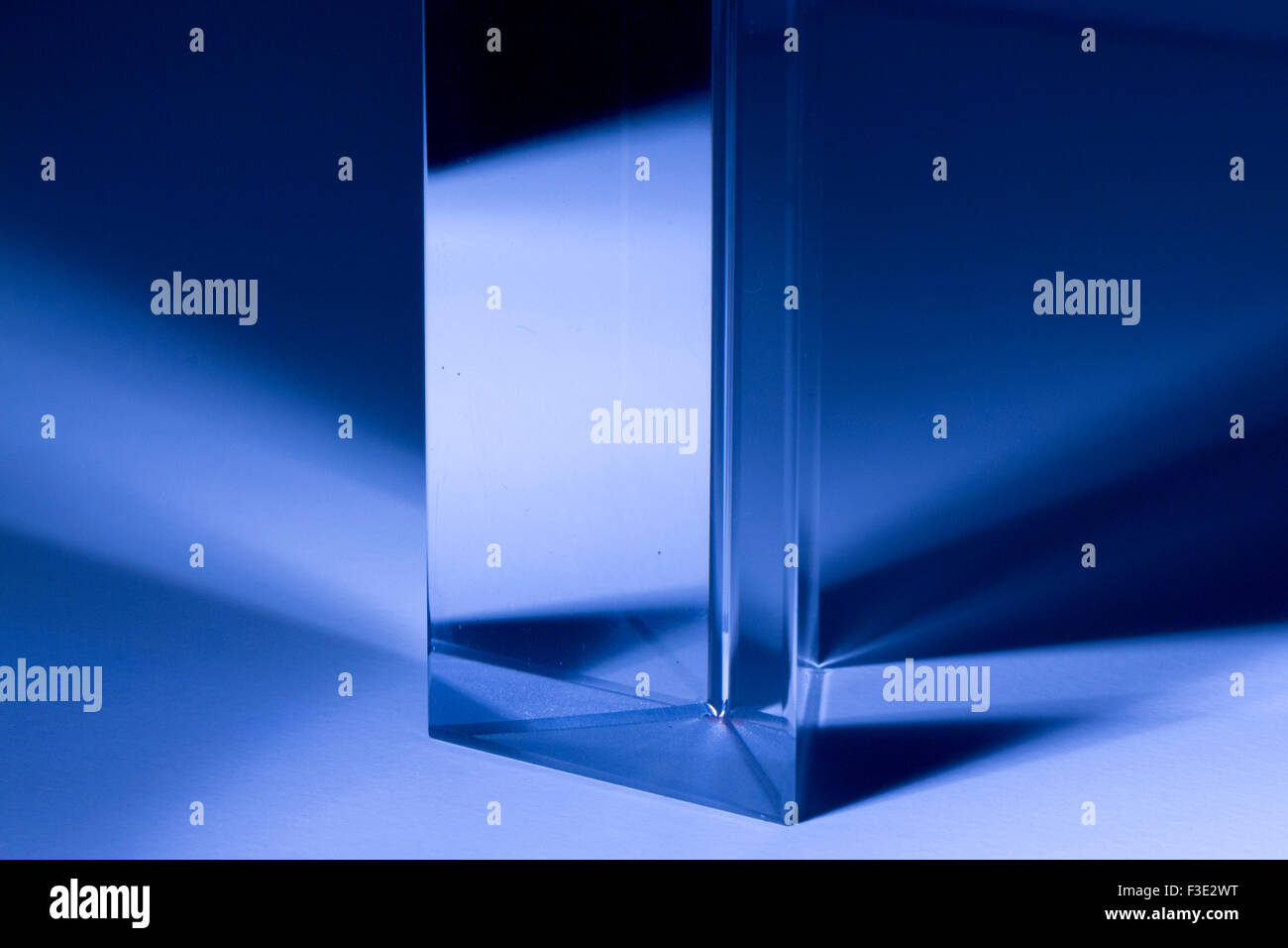 contemporary art photograph glass prism Stock Photo
