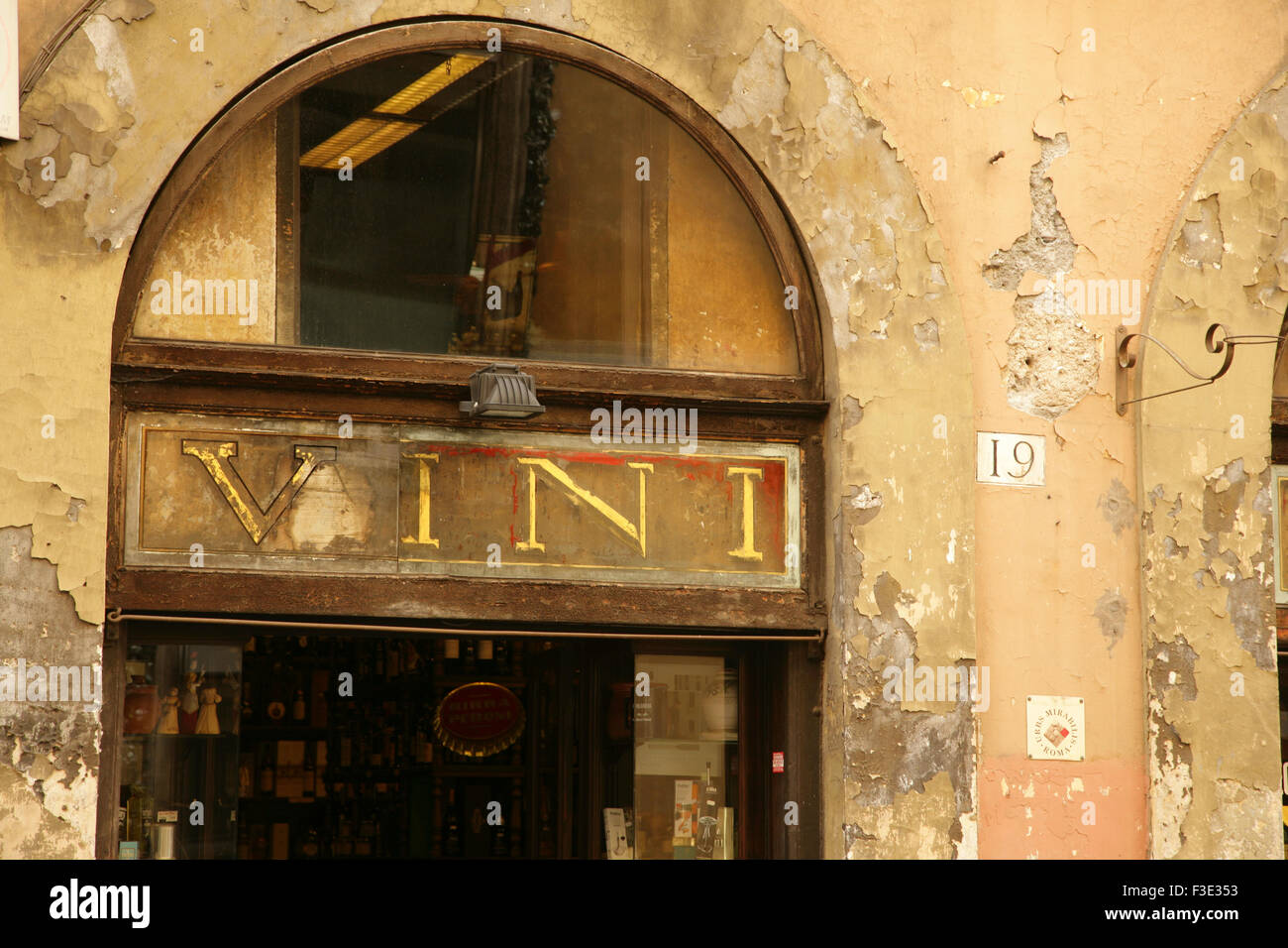 Old sign over wine shop, Rome, Italy Stock Photo Alamy
