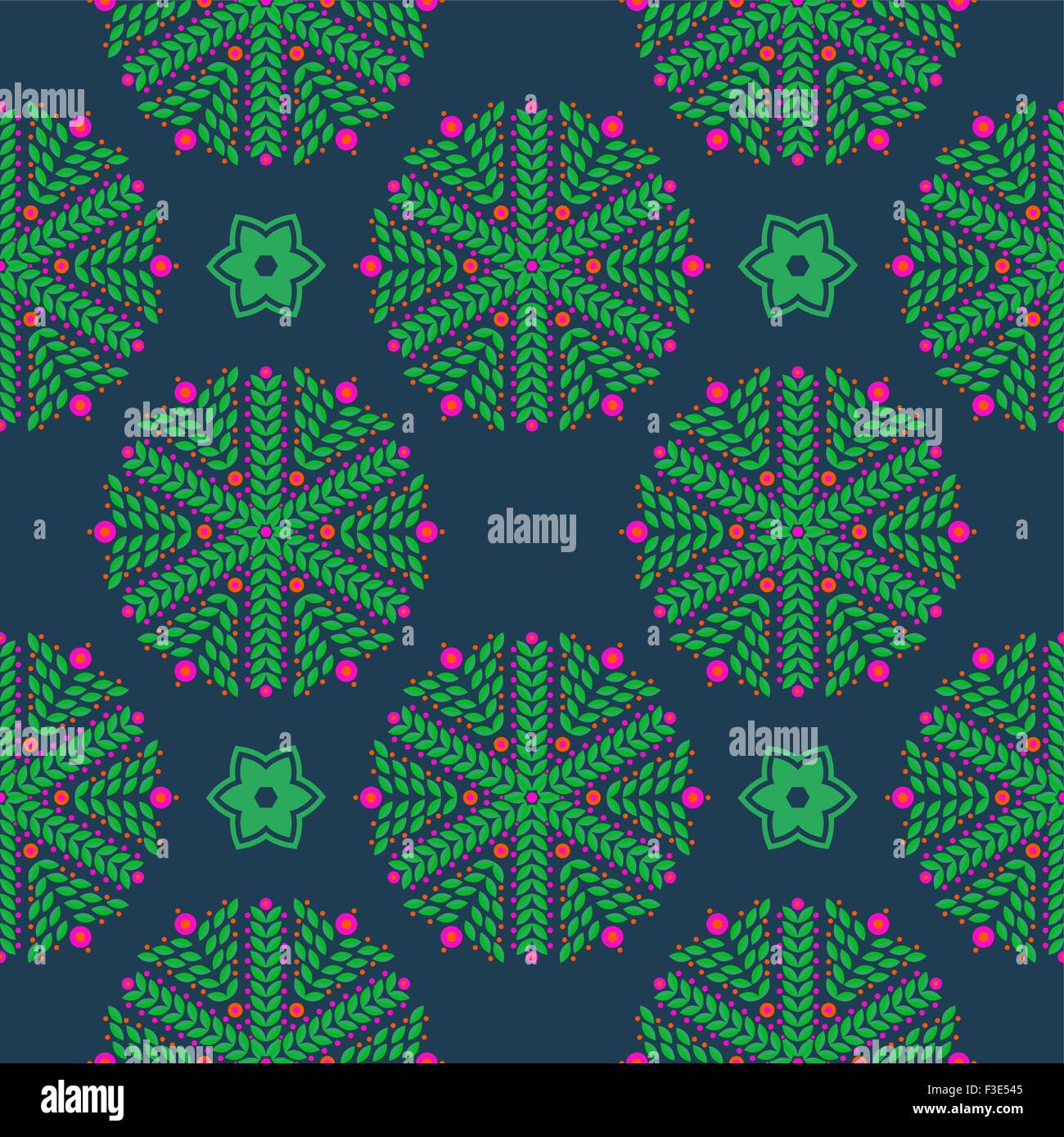 Seamless pattern of snowflakes Stock Vector Image & Art - Alamy