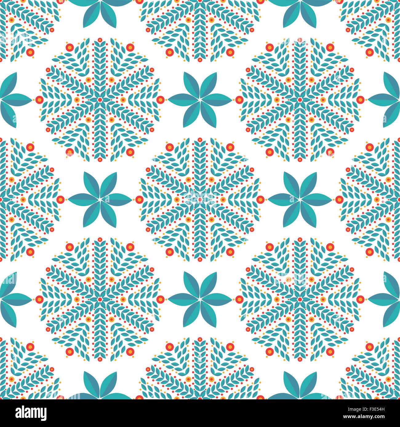Seamless pattern of snowflakes Stock Vector Image & Art - Alamy