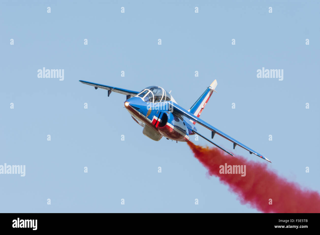 Alpha Jet Patrouille de France Fairford RIAT 2015 Stock Photo