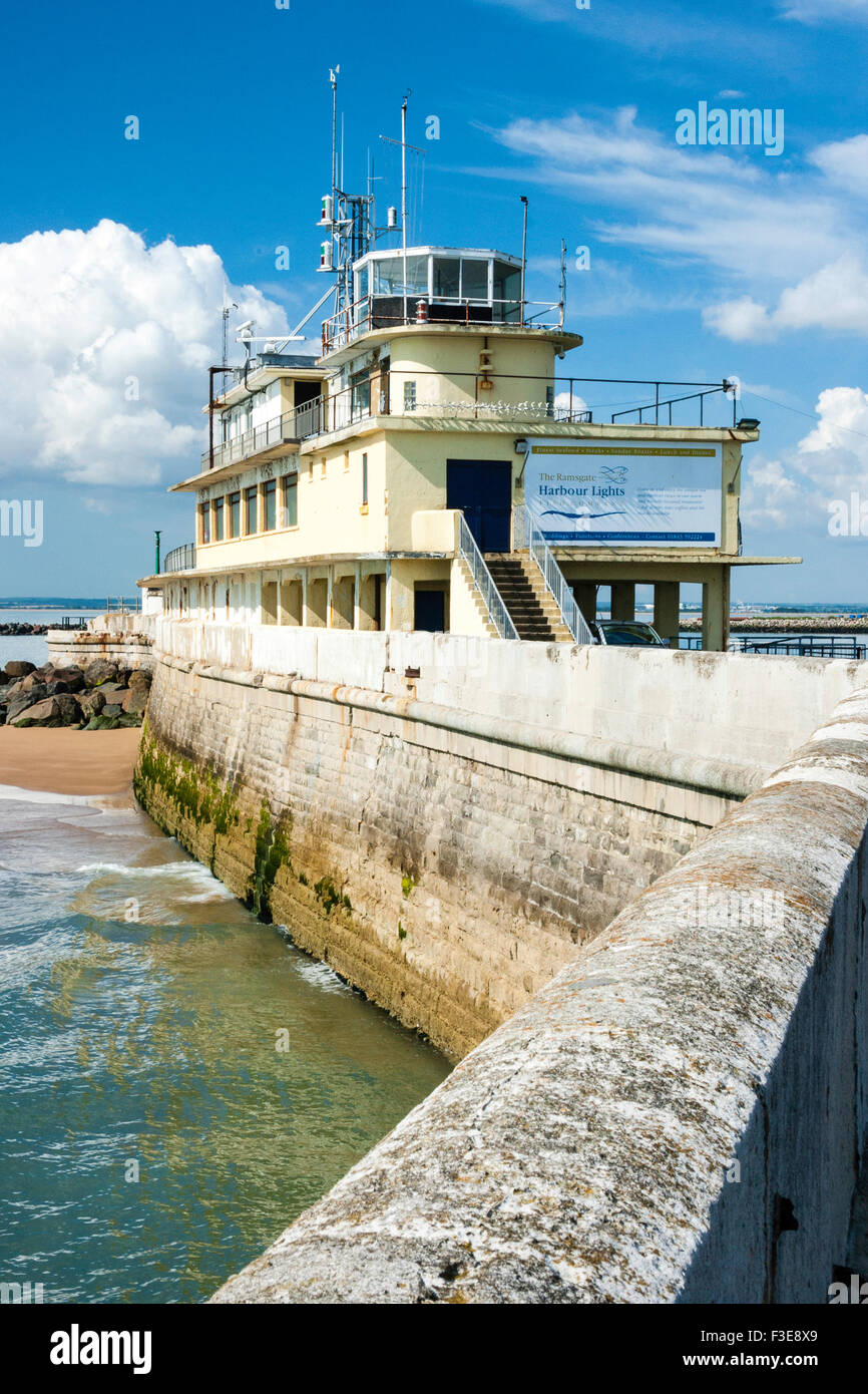 Ramsgate former harbour officers now a restaurant at the end of the