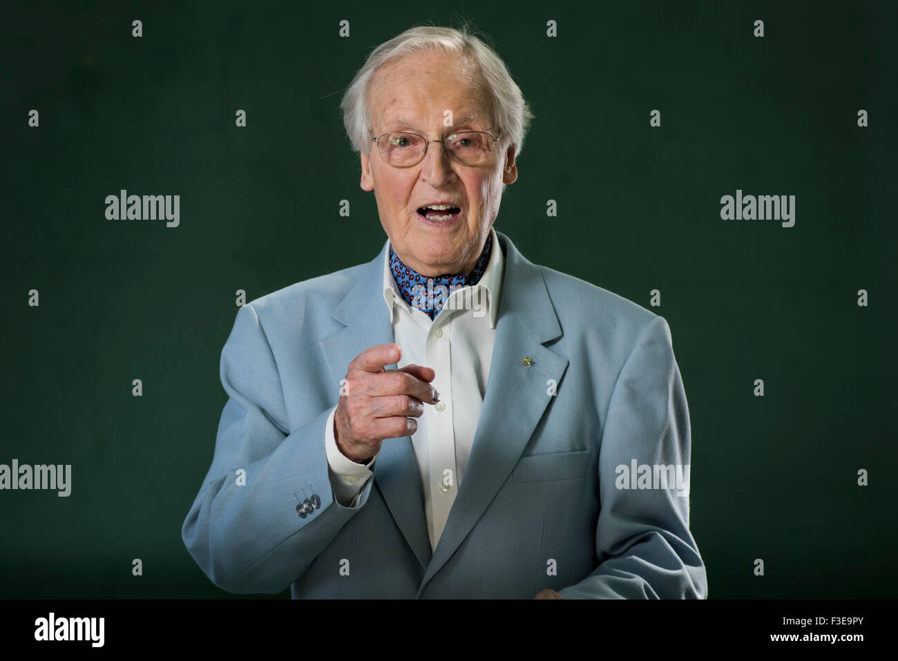 English radio and television presenter and actor Nicholas Parsons. Stock Photo
