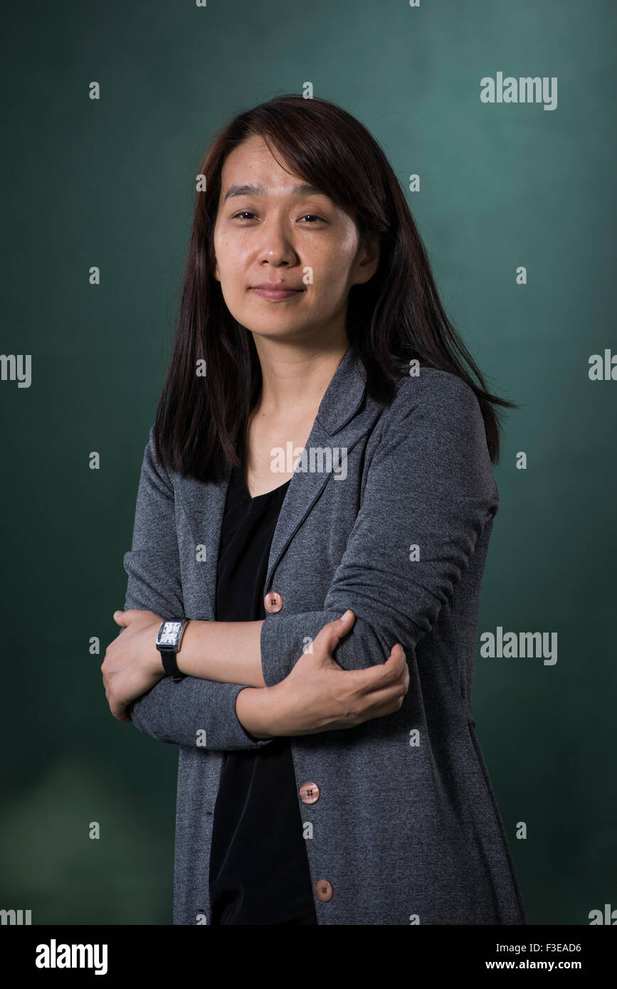 South Korean writer Han Kang. Stock Photo