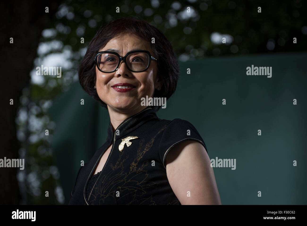 British-Chinese journalist, author, speaker, and advocate for women's issues Xinran. Stock Photo