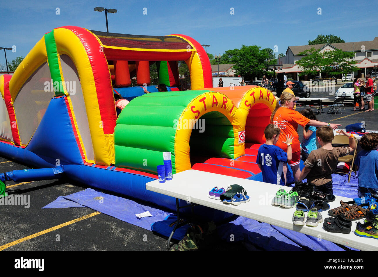 inflatable funhouse