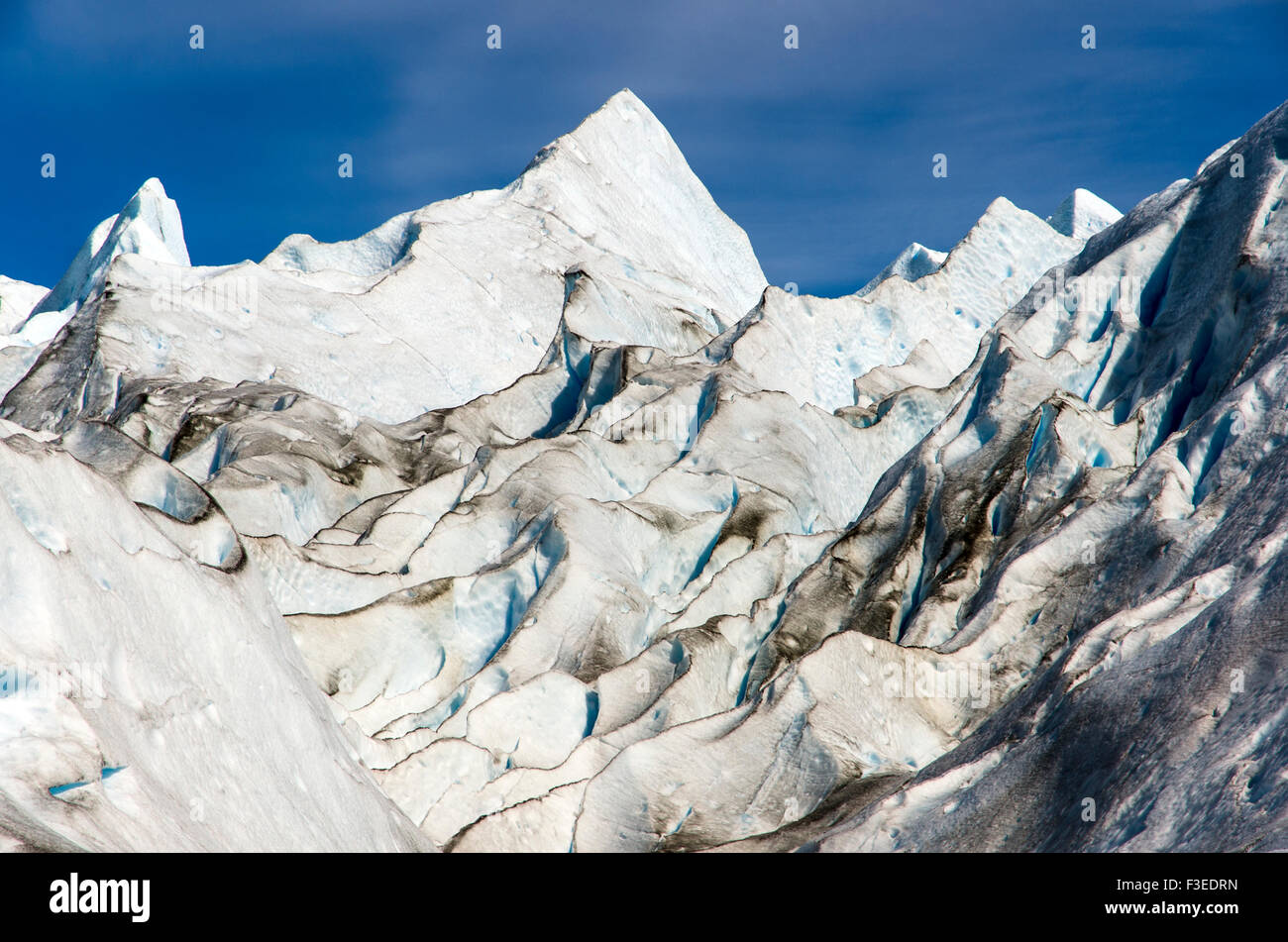 Perito Moreno glacier, Perito Moreno National Park, Patagonia, Argentina, South America Stock Photo