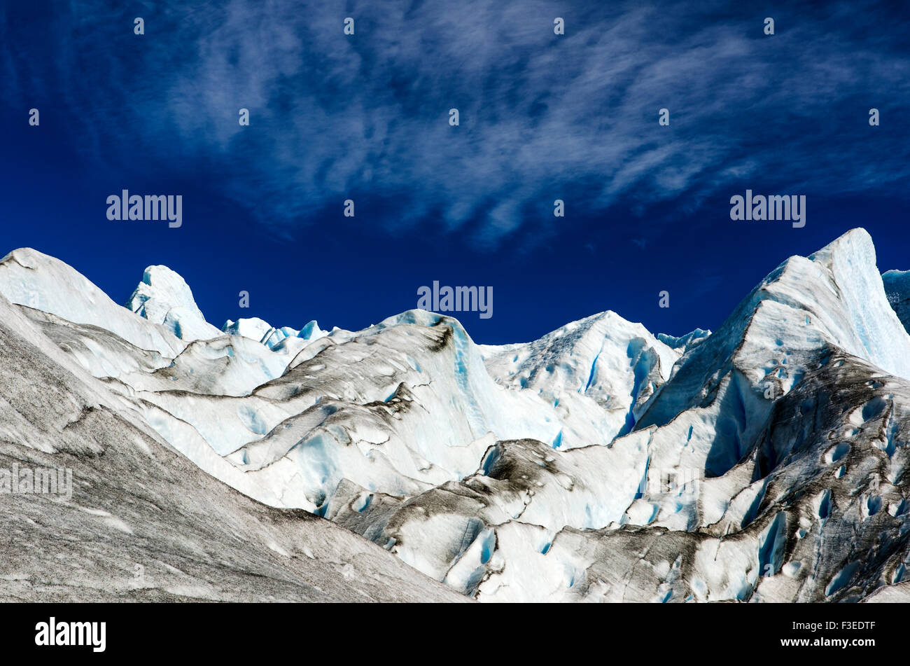 Perito Moreno glacier, Perito Moreno National Park, Patagonia, Argentina, South America Stock Photo