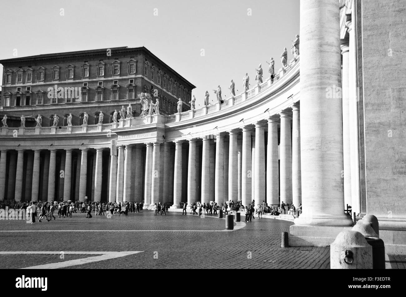 St. Peter's square Stock Photo