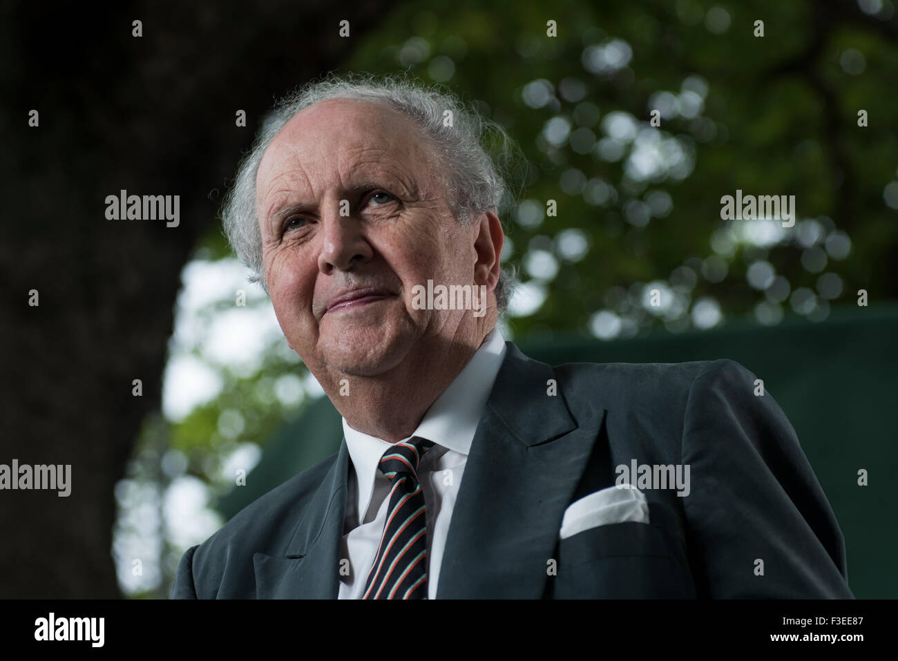 British writer and Emeritus Professor Alexander McCall Smith CBE, FRSE. Stock Photo