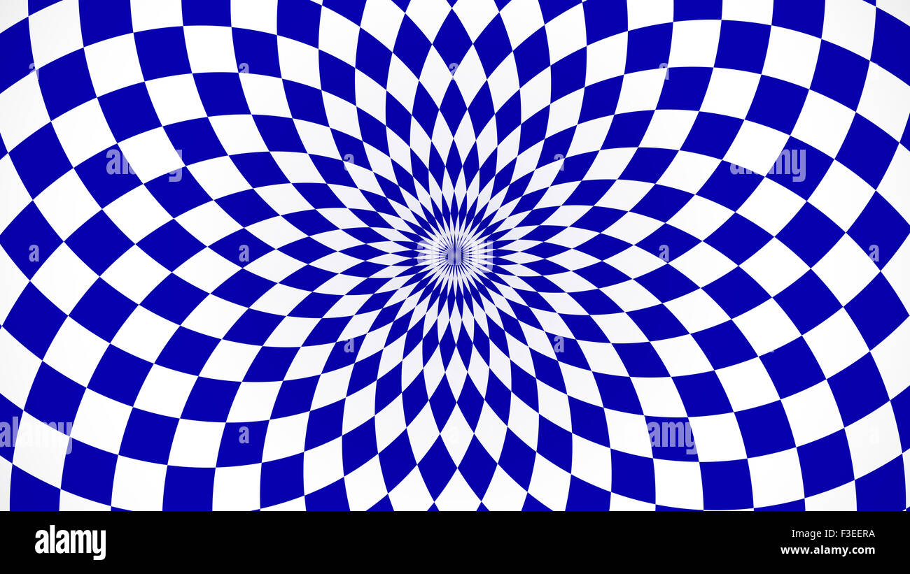 Kaleidoscopic and hypnotic background Stock Photo