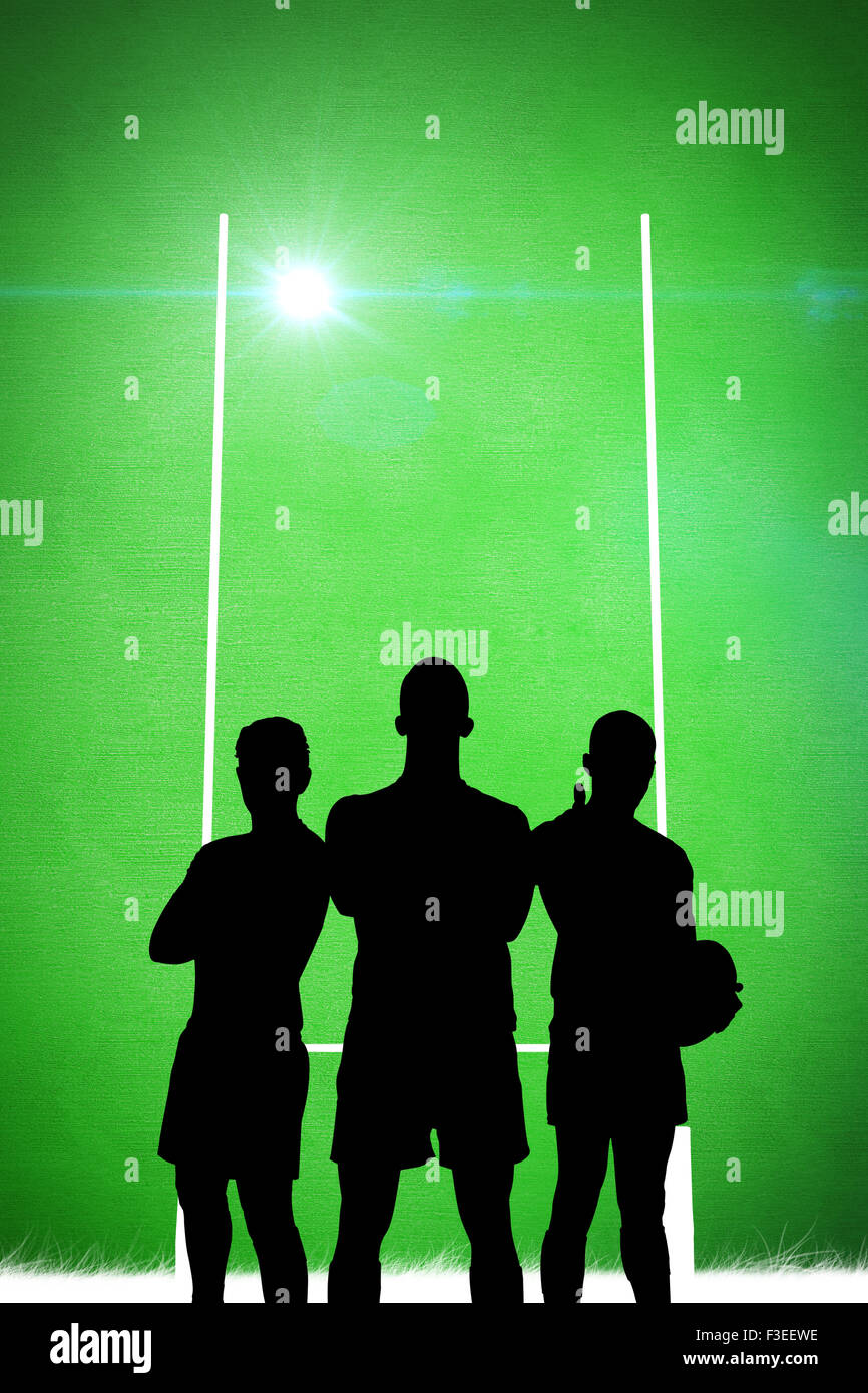 Silhouette man rugby hi-res stock photography and images - Alamy