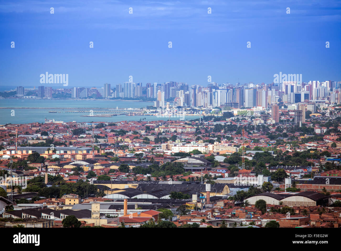 Fortaleza city in Northeastern Brazil Stock Photo