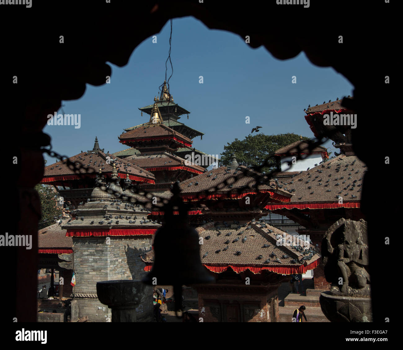 Kathmandu Durbar Square a UNESCO World Heritage site before the 2015 earthquake Stock Photo